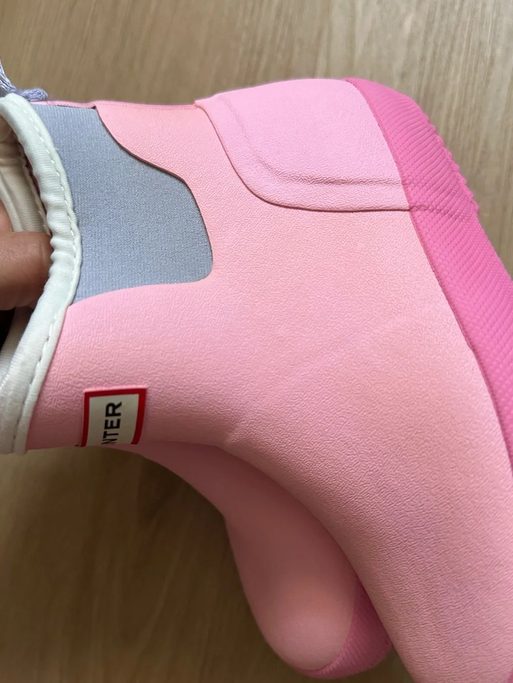 Hunter Kids Pink Rain Chelsea Boots